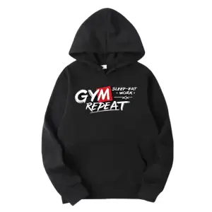 Fitness Fashion Gym Repeat Hoodies That Move With You