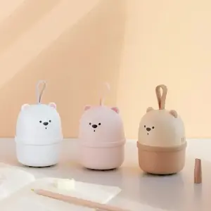 Mini USB Desktop Dust Cleaner | 360° Swivel Portable Vacuum with Brush